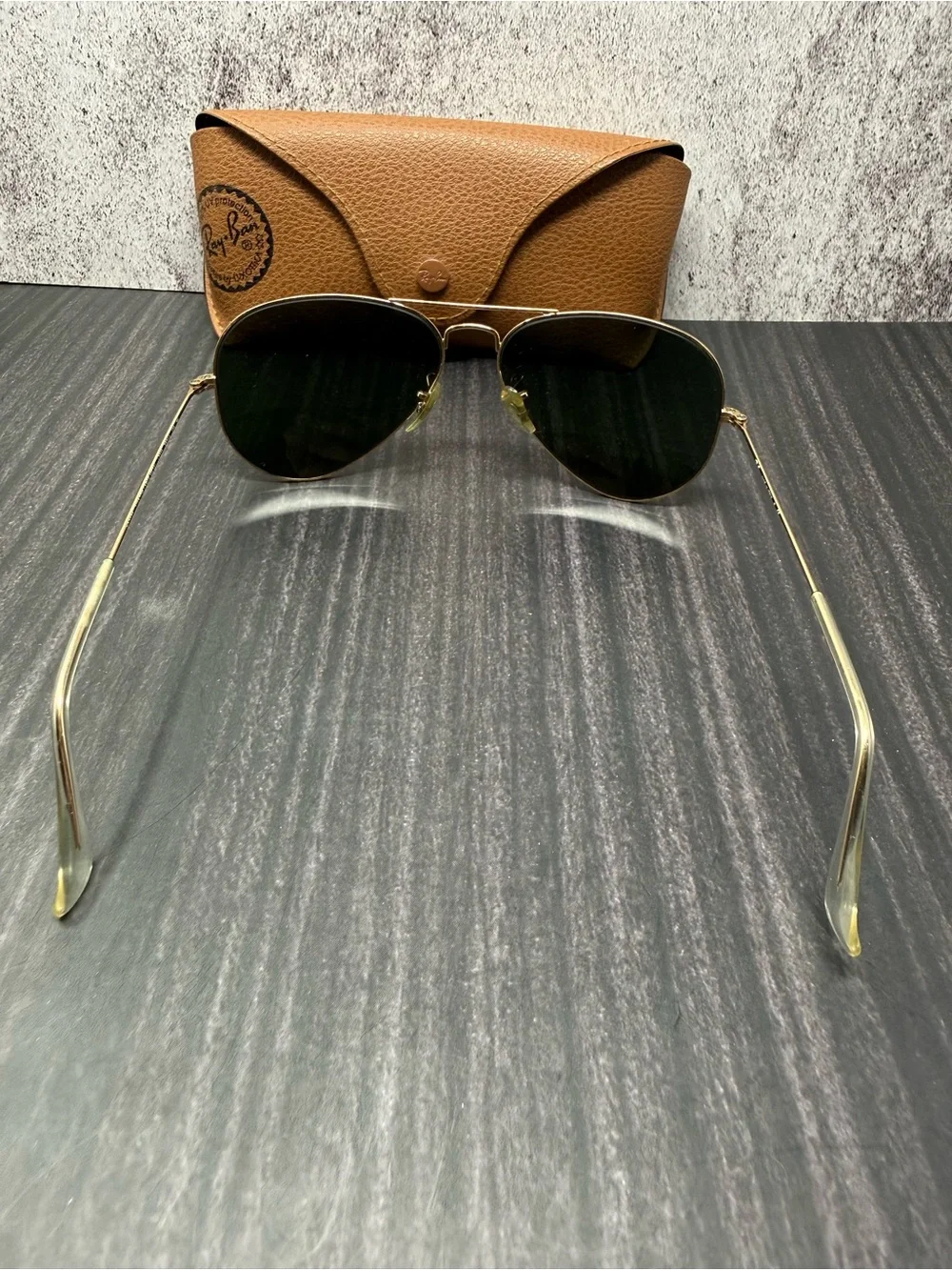 Vintage Ray-Ban B&L Aviator Sunglasses 58 / 14 Bausch & Lomb L0205 with Case